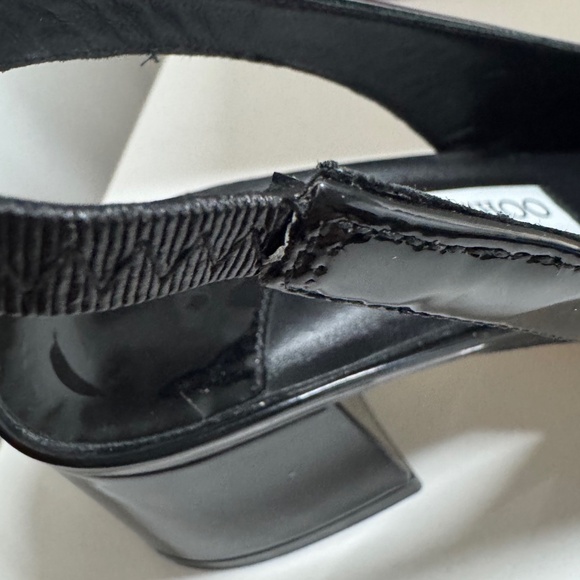 JIMMY CHOO - (New) Diamond Tilda Black Patent Slingback Loafers - NEW - Picture 15 of 16